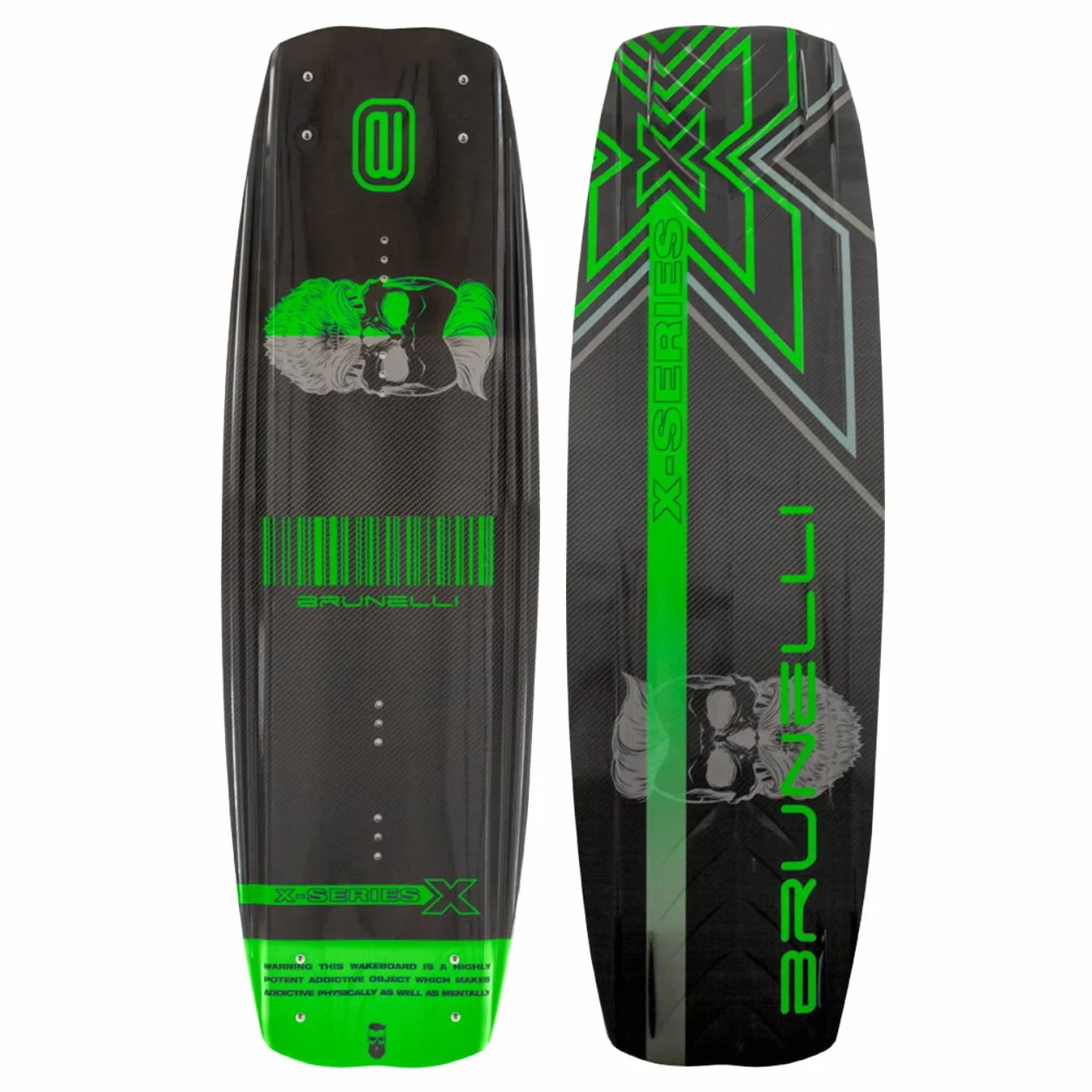 Brunelli Wakeboard Kit wakeboard en carbone 138 cm
