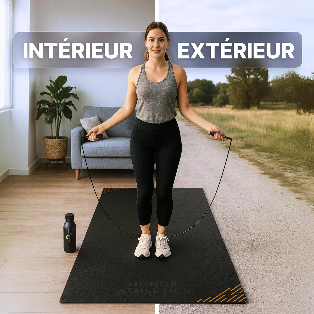 HONOR ATHLETICS Corde à sauter de vitesse – idéale pour double unders, boxe, MMA et entraînement cardio