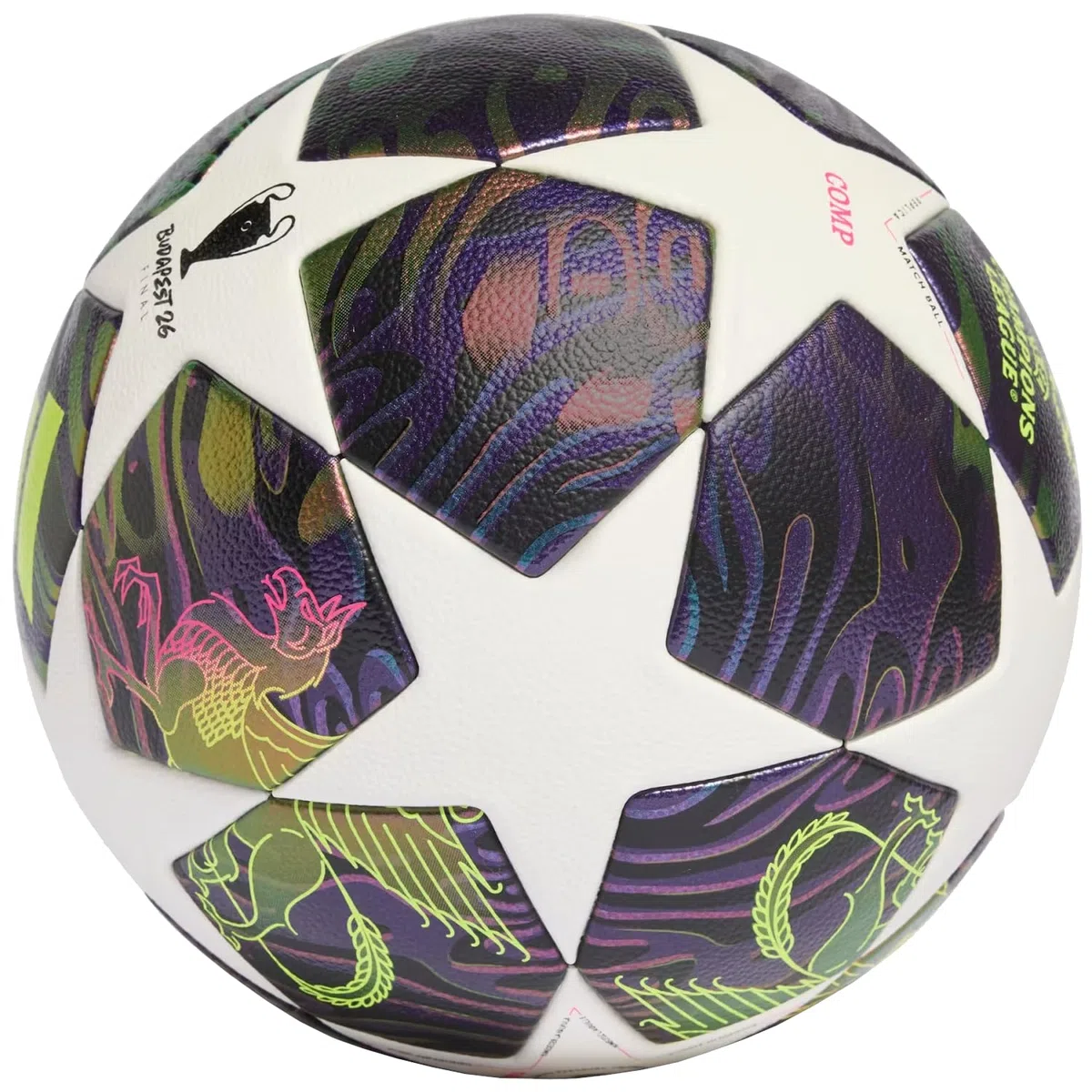 adidas UEFA Champions League Final Competition Replica Ballon de Football JX9096, Unisexe, Violet