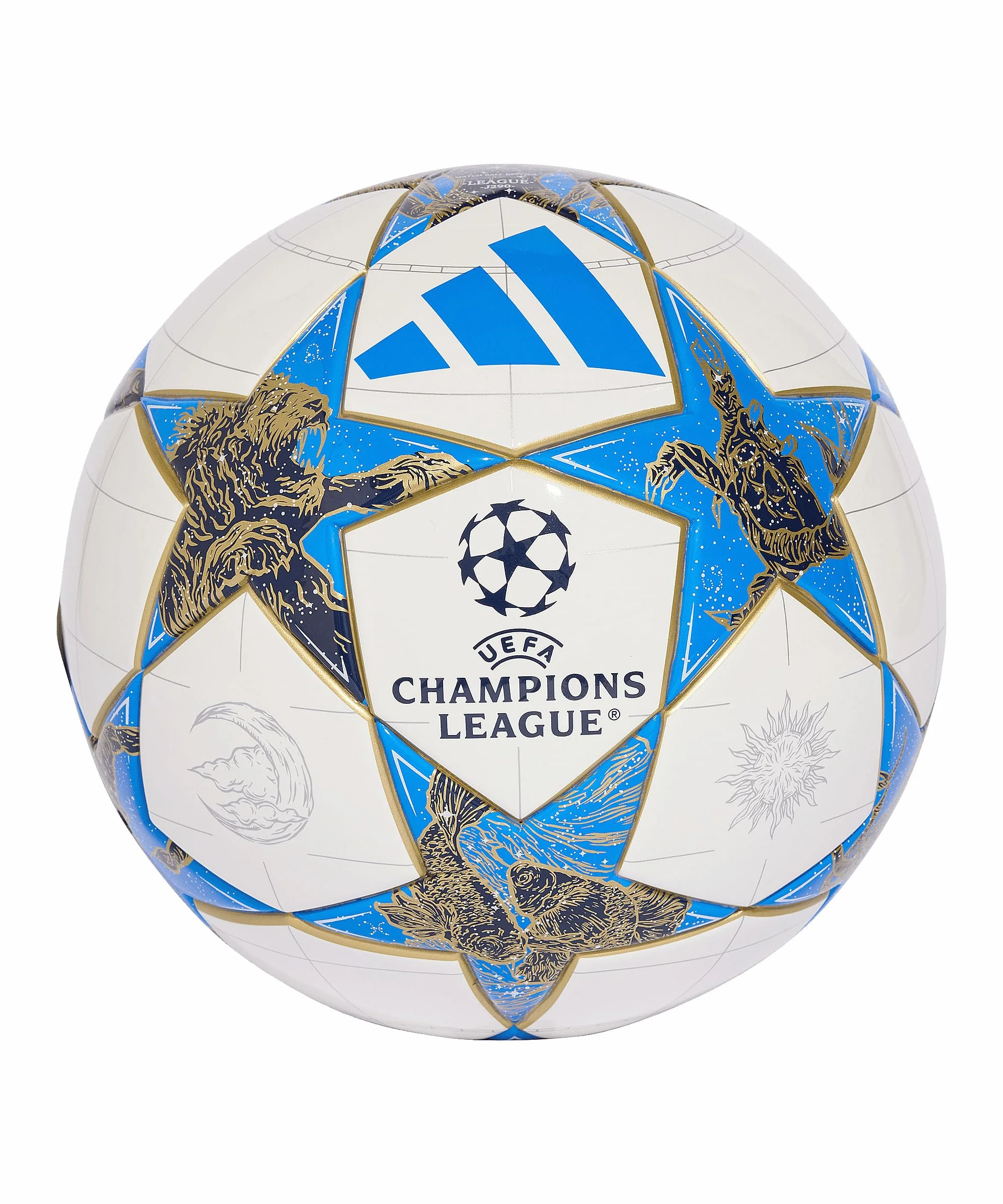 adidas UEFA Champions League J290 Ballon JP1542, Ballons de Football Unisexe, Blanc, 4 EU