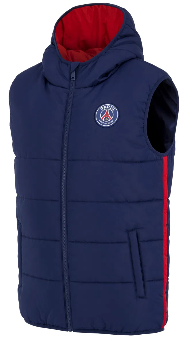 PSG Doudoune sans Manche Collection Officielle Paris Saint Germain