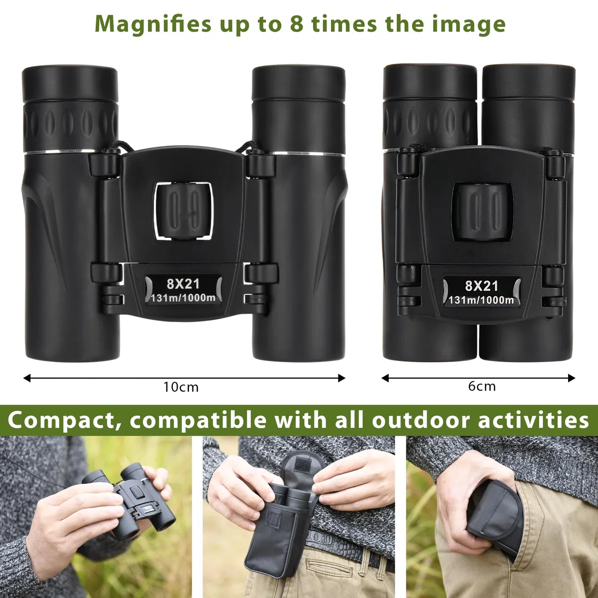 Kit Bivouac-Kit de Survie/Couteau de Survie/Sac de Survie/Urbex équipement/Urbex kit/Camping Accessoires/Randonnée Accessoires/Jumelle/Lampe Frontale Rechargeable.