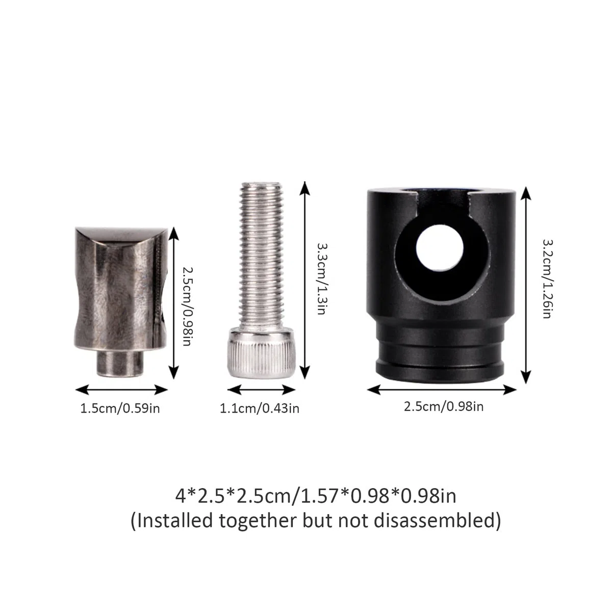 Teksome Stabilisateur d'arc pour Arc à poulies - Adaptateur d'équilibrage pour Arc à poulies | Support de Montage pour Accessoires d'arc Classique à poulies