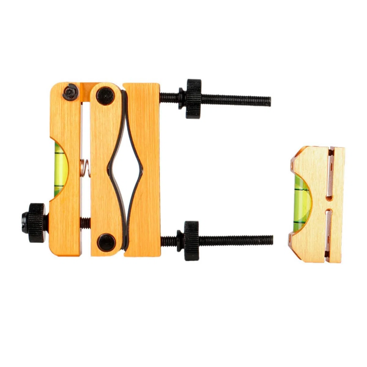 Namvo Système de nivellement de réticule en Alliage d'aluminium Kit de Niveau de Montage Outil d'alignement Universel pour Arme à feu Crosshair Barrel Clamp Fit Maintenance Montage Ingénierie Con