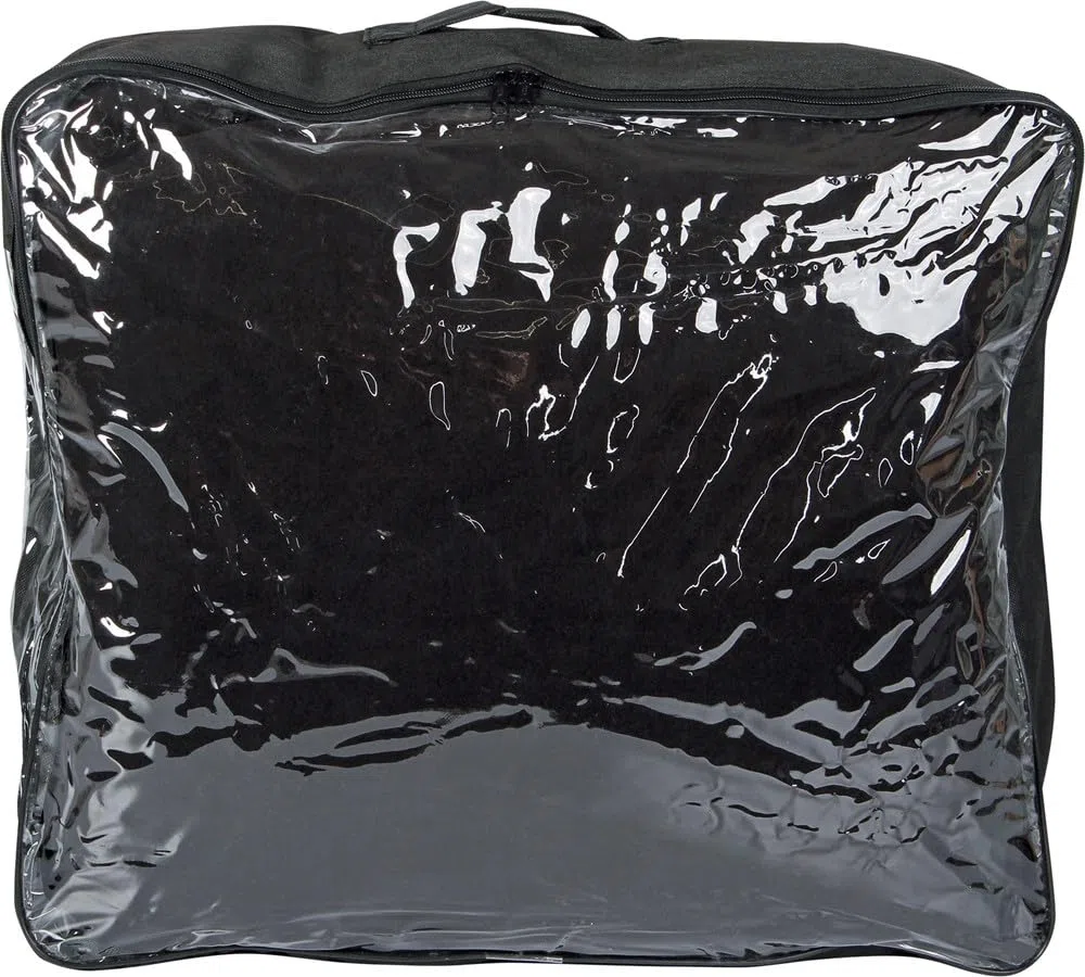 Harry's Horse Sac de couverture noir taille M pour chevaux, Couvre-chef en polyester et PVC, M : 53 x 45,5 x 15 cm
