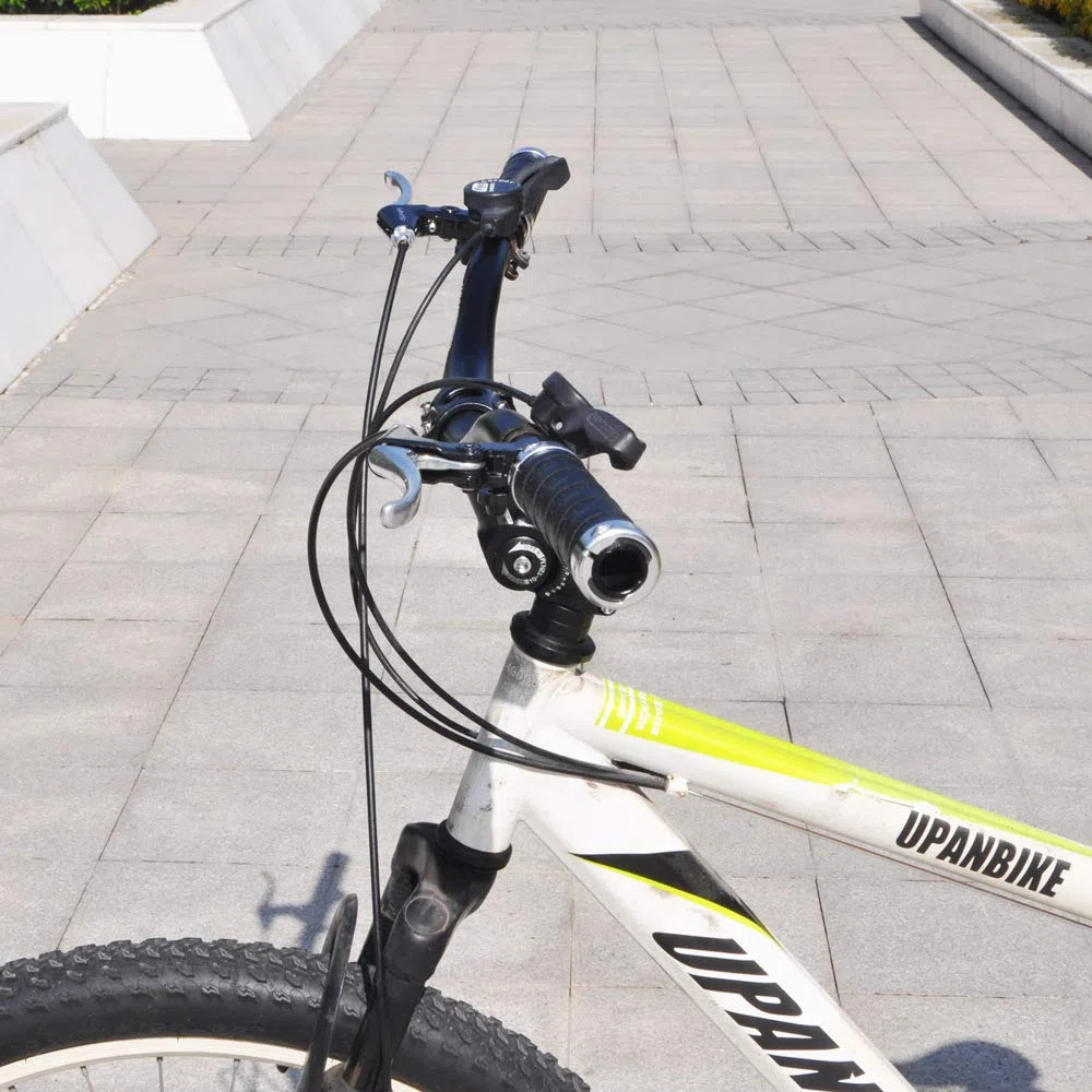 UPANBIKE VTT vélo Extra Long guidon φ31.8mm 720mm / 780mm Riser Bar(Noir, 780mm)