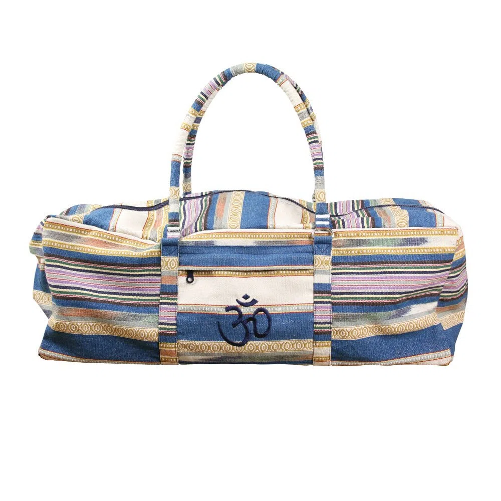 Yoga-Mad Sac de yoga de luxe | Sac de yoga entièrement zippé avec poches de rangement | Sac unisexe pour pilates, tapis et accessoires de yoga | Convient pour pilates, yoga, gym, convient à la plupart