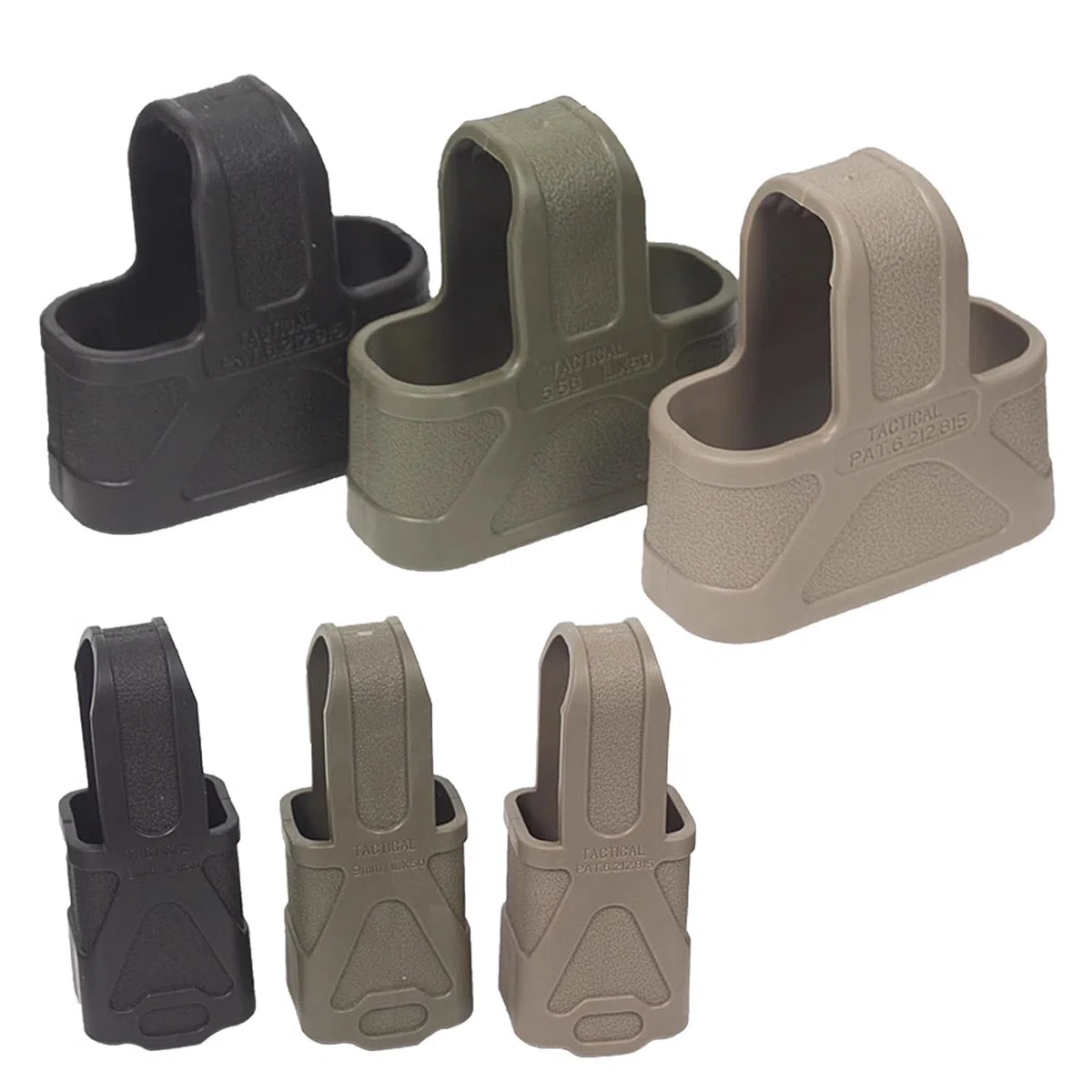Lot de 7 Manchons de Chargeur CS-Style M4, Protections en Caoutchouc Antichoc à Retrait Rapide – Protection Contre Les Chutes de Chargeurs 5,56mm, 7,62mm, 9 Mm