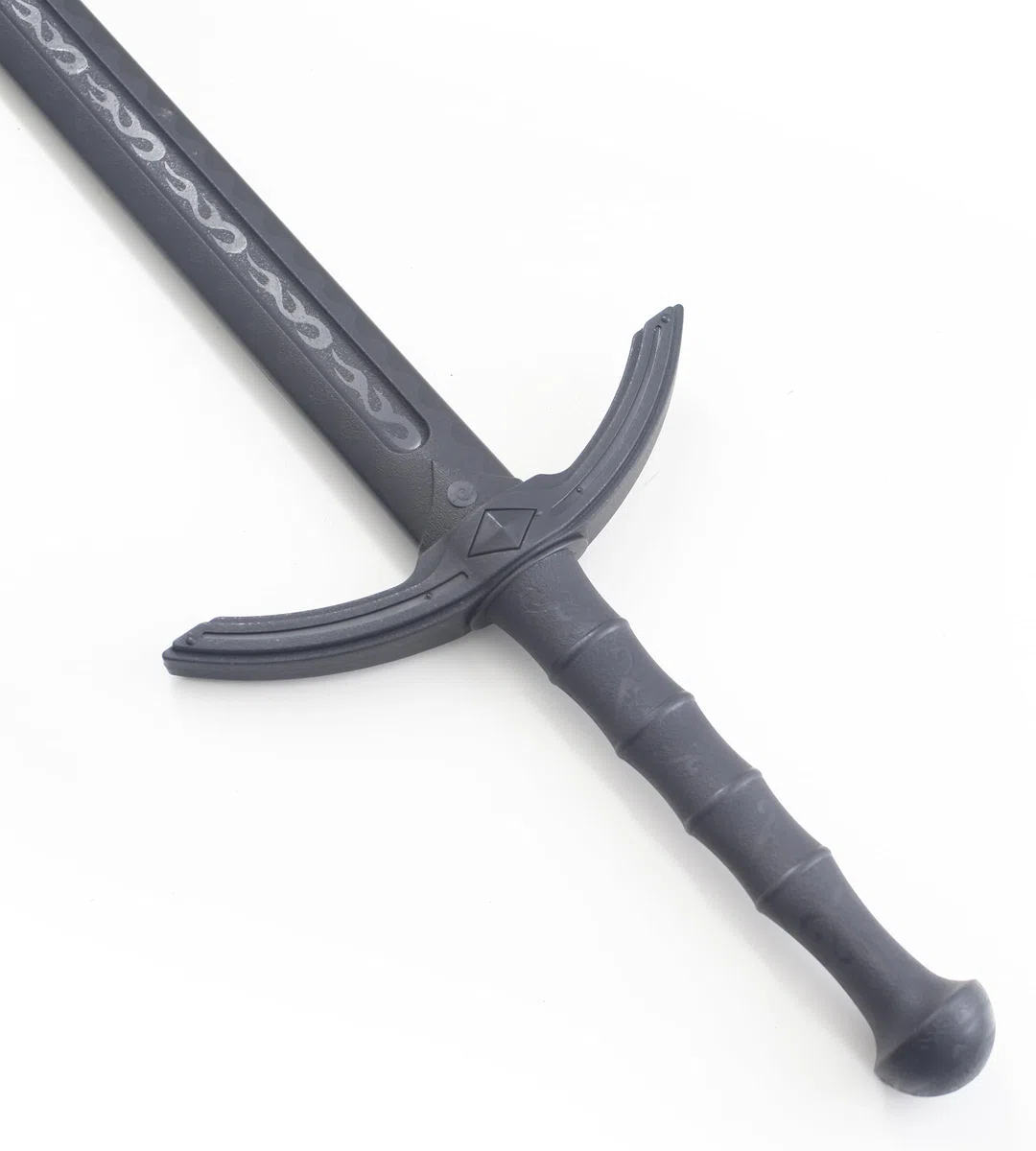 Epée Médiévale en Polypropylène Noir 104 cm - Epée d'Entraînement Combat de Frappe Haute Qualité Haut de Gamme