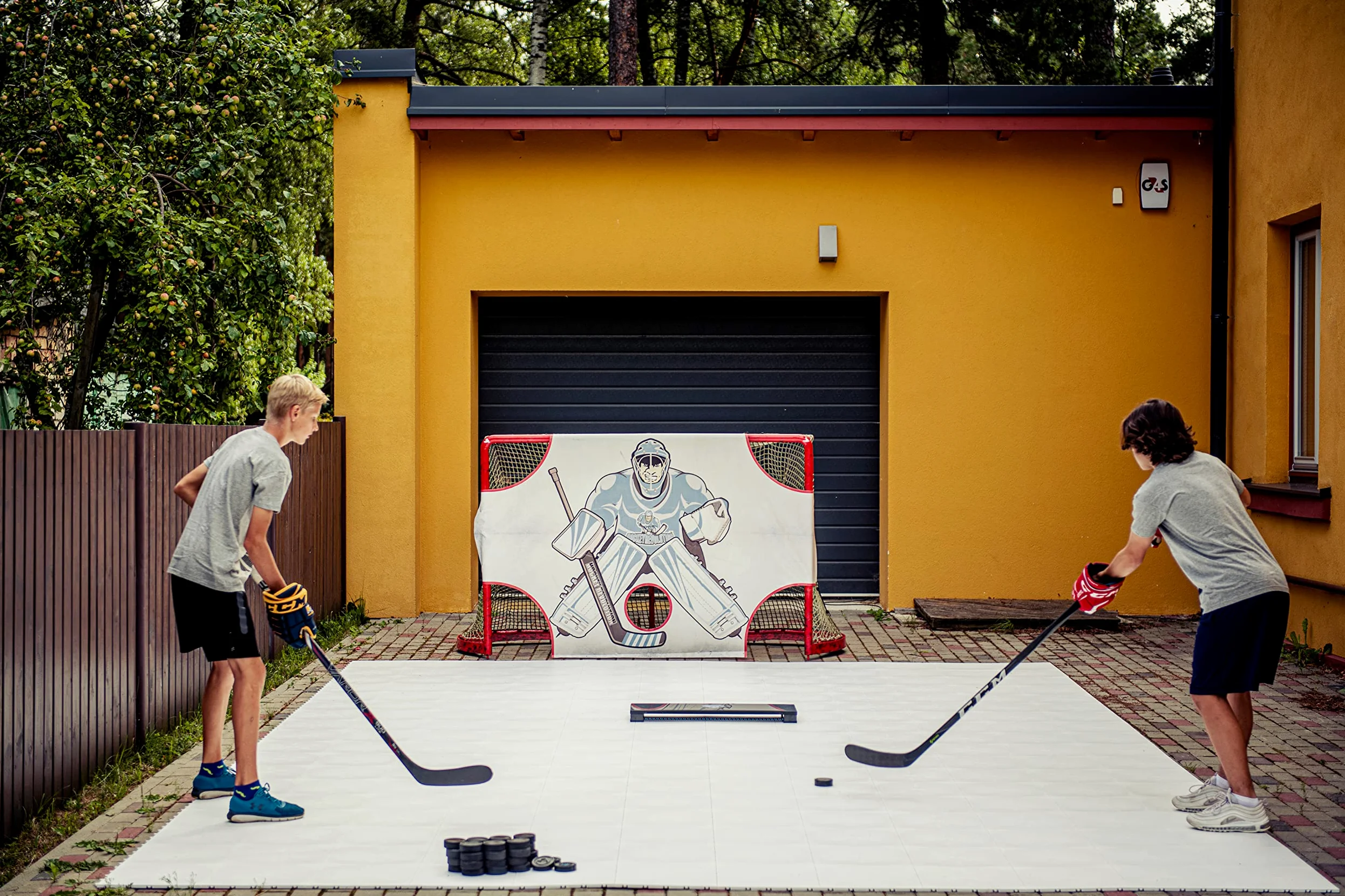 Hockey Revolution My Passer One Timer – Entraîneur de Passage léger – Équipement de Rebond Durable pour Passes, tir, minuterie Unique – Longueur 61 cm, vis de Montage incluses