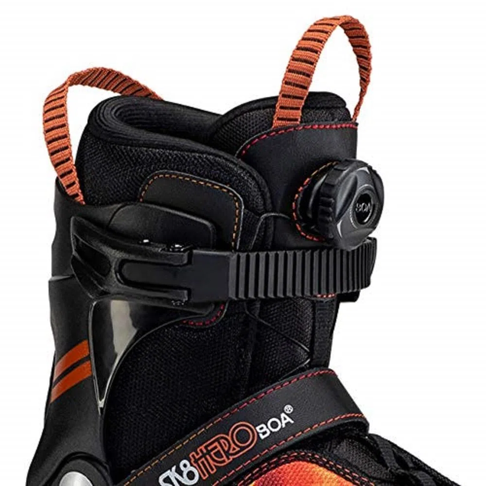 K2 SK8 Hero BOA ALU Inline Skate 2024 Black/Orange