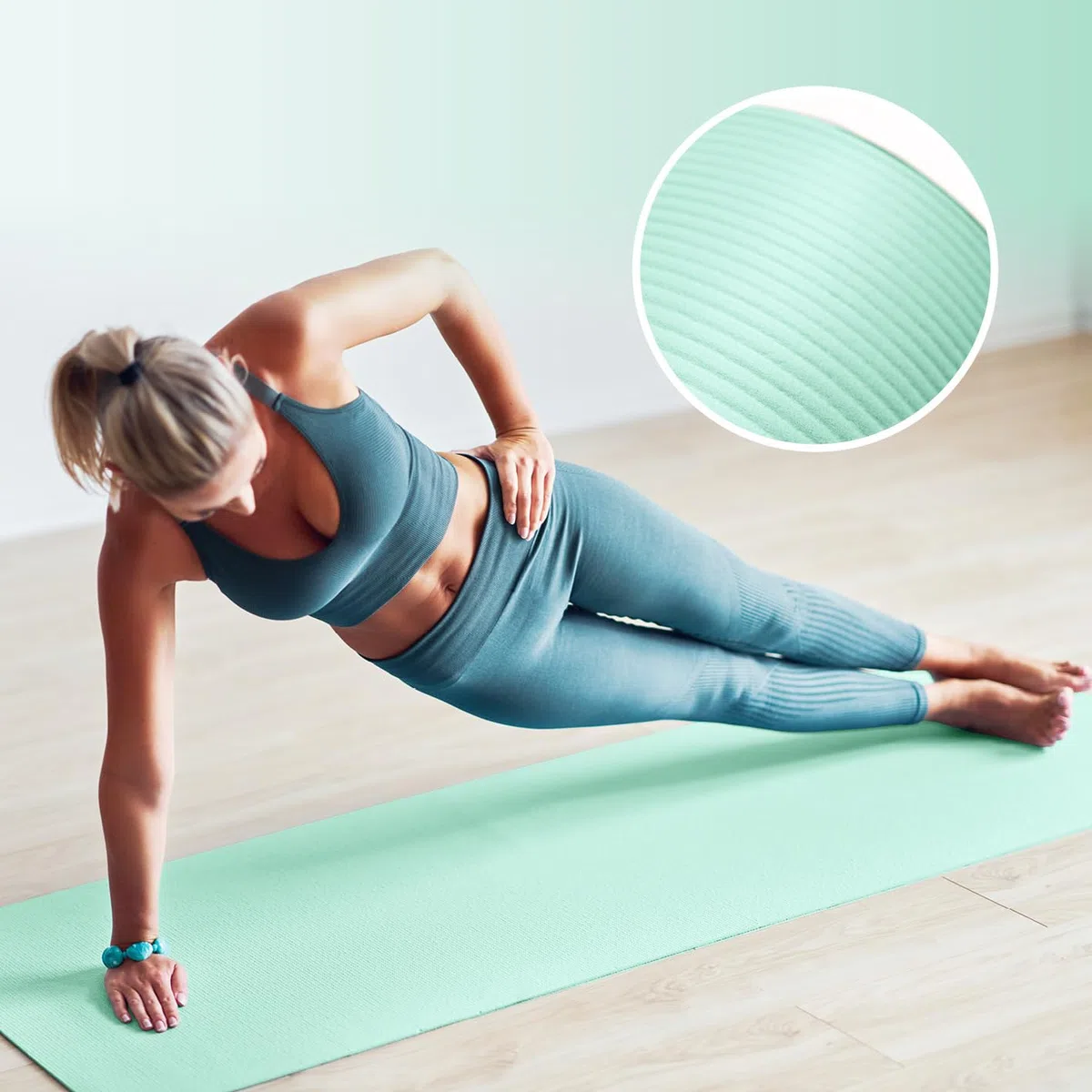 #DoYourFitness tapis de yoga antidérapant | épaisseur de 0,8cm à 2cm | 183cm x 61cm ou XXL 190cm x 100cm | Tapis de gymnastique qui protège les articulations | débutants et avancés | diverses couleurs