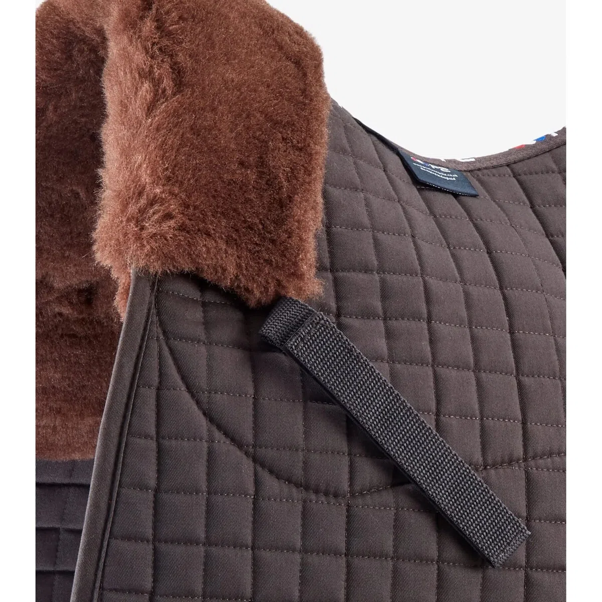 Premier Equine Tapis de Selle Amortisseur Mouton synthétique intégré GP/Jump Numnah