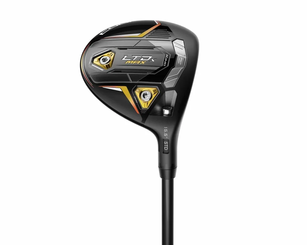 Cobra Golf LTDX Max 2022 Fairway pour Homme Noir Mat Fusion Or