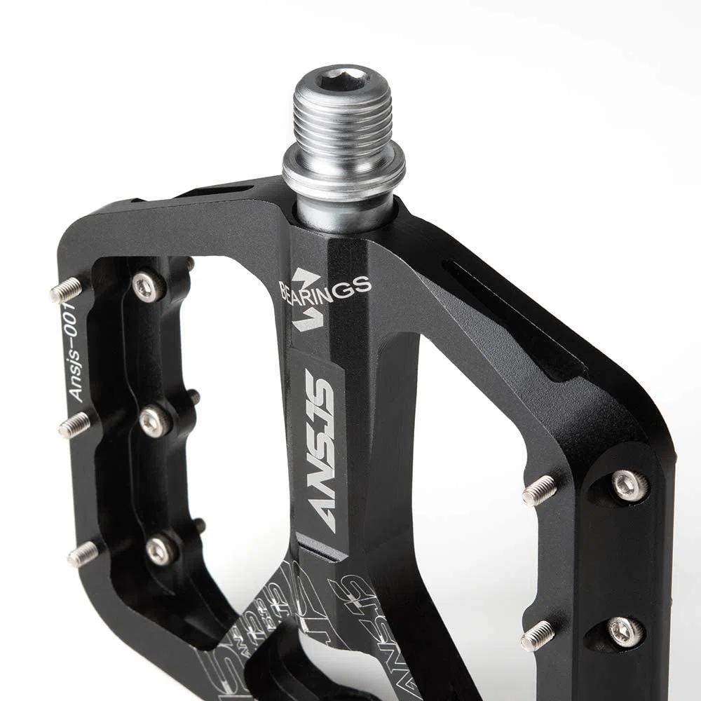 Pédales Plates VTT Pédales de Vélo Ultraléger,9/16" Pédales Vélo Route BMX Clous Antidérapants Alliage d'Aluminium Cyclisme