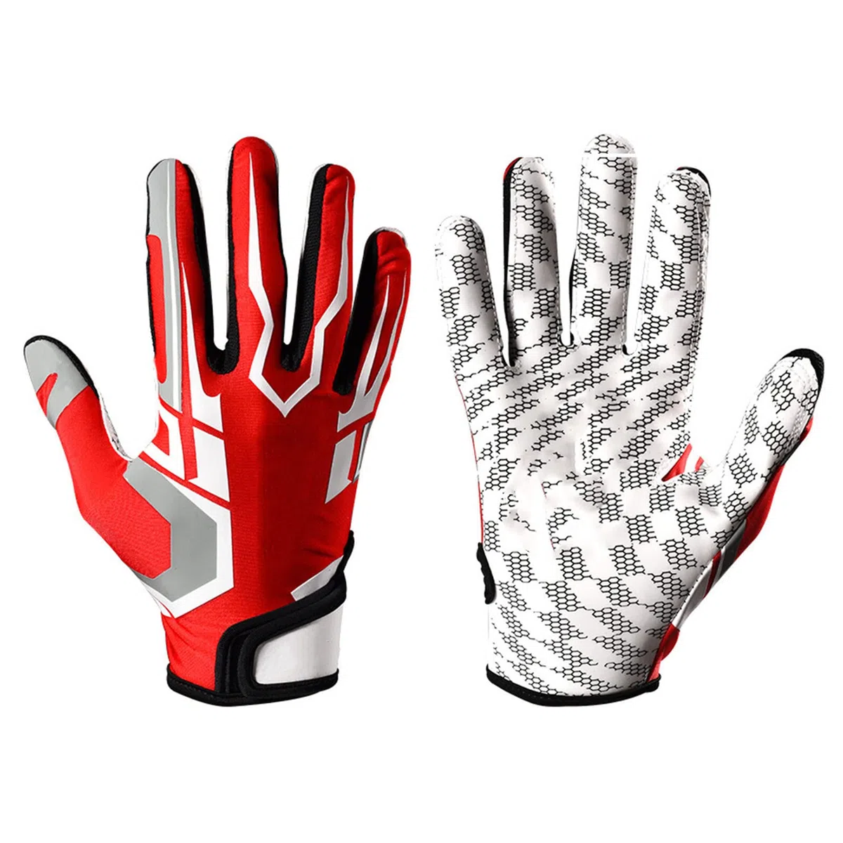 Gants de frappe de baseball, gants de frappe de softball antidérapants et protecteurs, avec bouts de doigts en maille respirante et poignet à crochet, gants de frappe élastiques