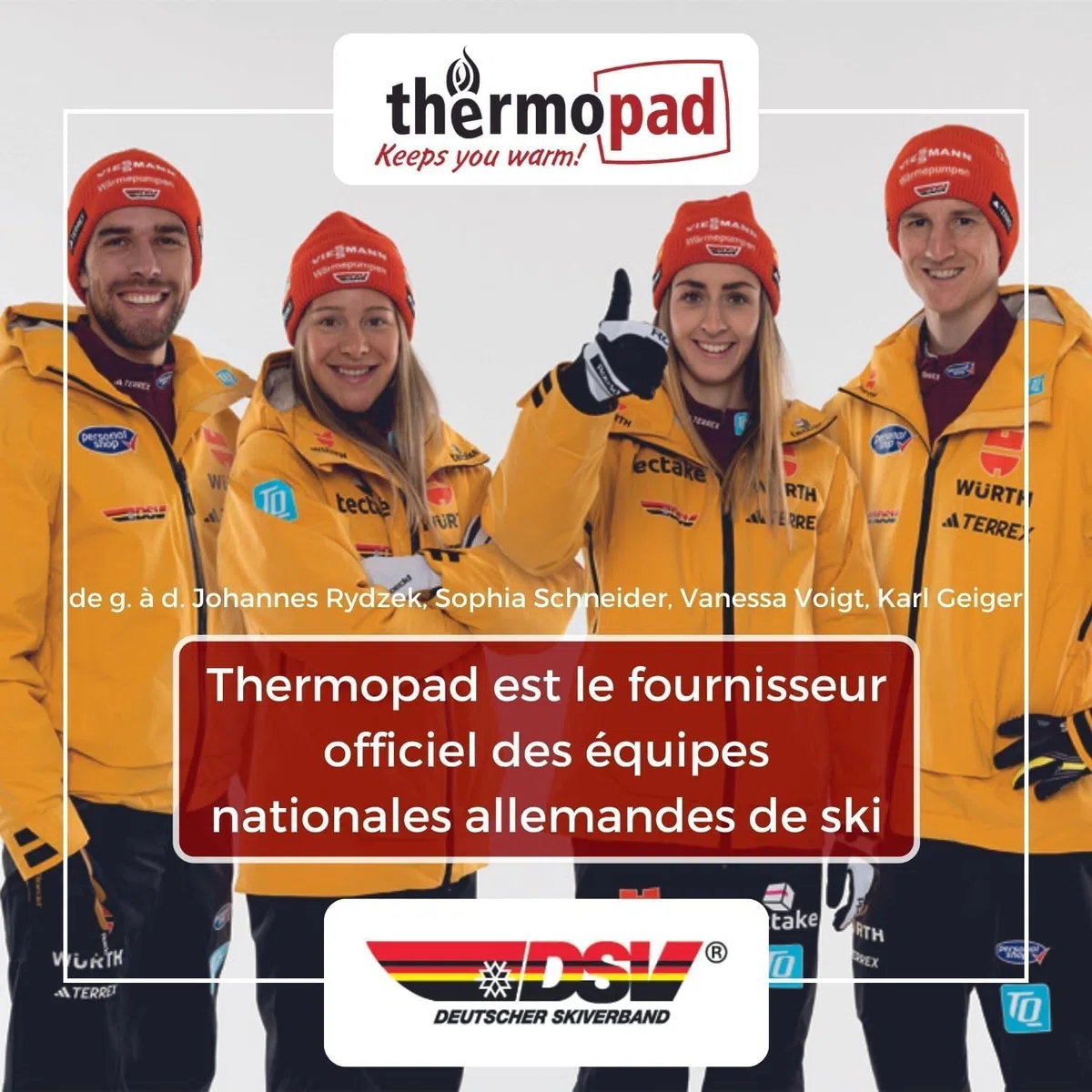 THERMOPAD Semelles chauffantes S-XXL – L'ORIGINAL : 10 Pairs de chaufferettes pour jusqu'à 9 Heures de Chaleur - pour Les Chaussures de Ski et Les Bottes - activé par l'air