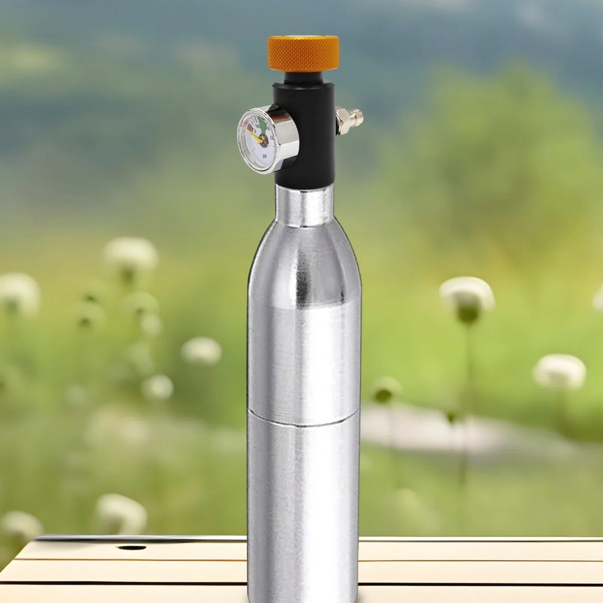 Adaptateur de remplissage à distance CO2 pour paintball, connecteur rapide avec jauge de 3000 psi, filetage G1/2-14 pour la plongée, la lutte contre les incendies