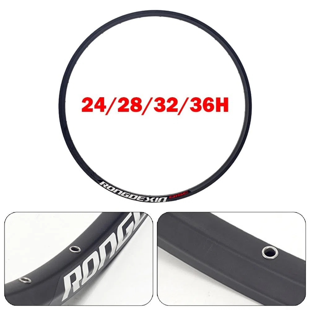 Jante VTT 24 pouces haute performance avec structure double couche et rivets en acier inoxydable