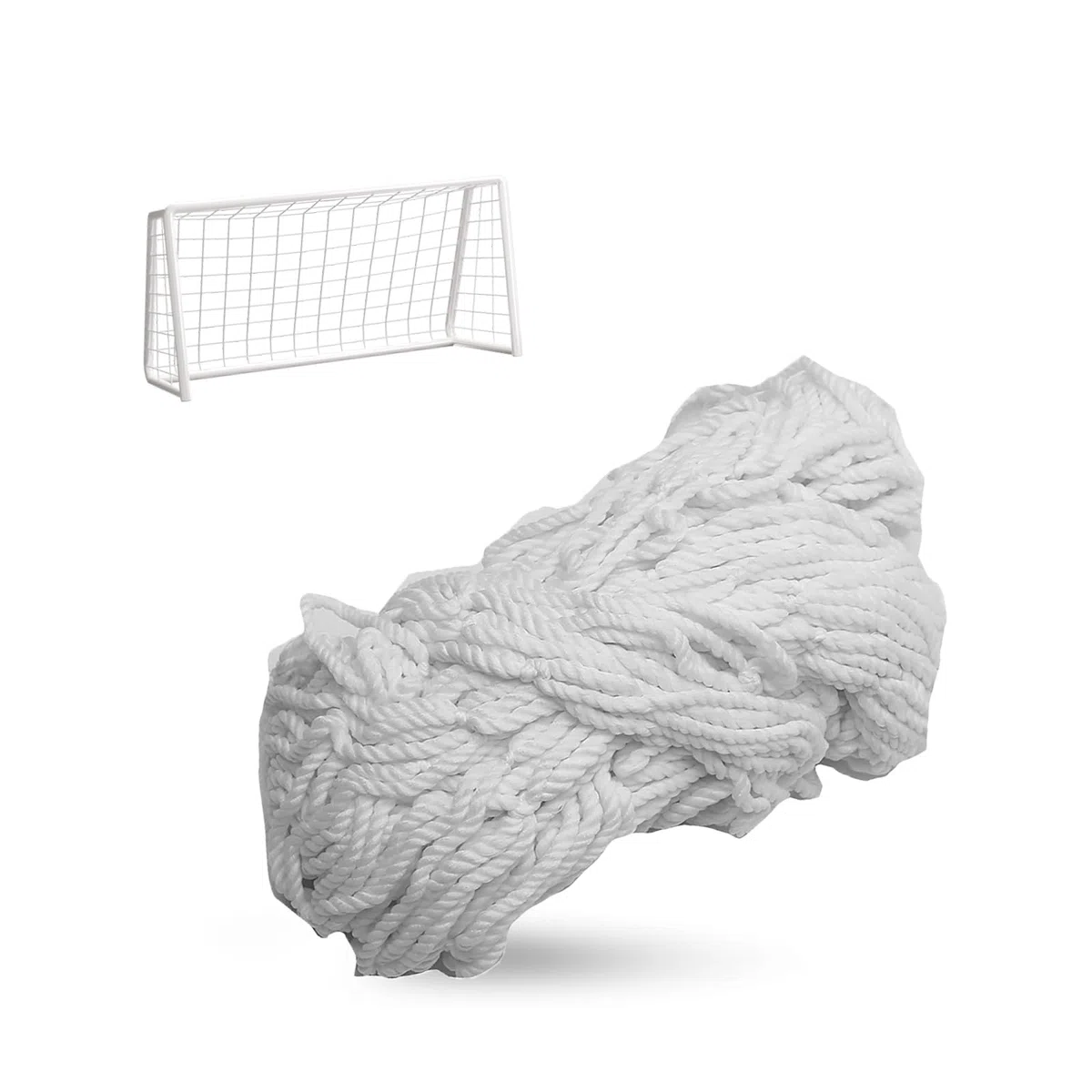 Filet de But de Football, Filet de Remplacement en polypropylène Durable pour entraînement et matchs à Domicile ou en Club