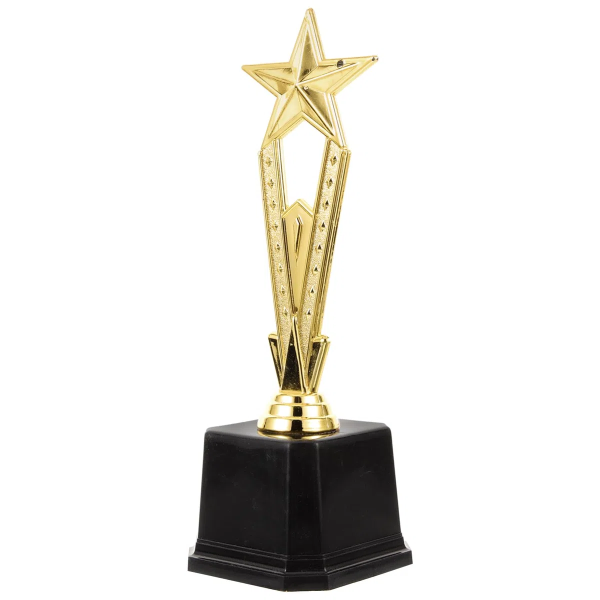 Didiseaon Trophée Étoile d'or 9 8 Pouces Trophée Étoile À Cinq Branches Grand Trophée De Récompense en Plastique pour Les