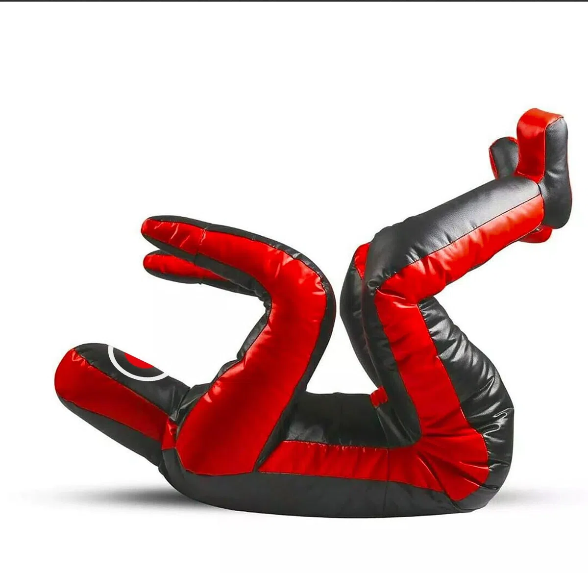 Mannequin d'entraînement en vinyle pour autodéfense 180cm Rouge MMA BJJ Lutte Grappling