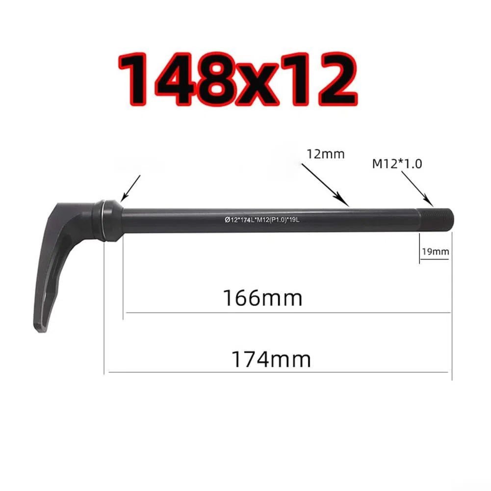 De Libération Rapide de Velo, Levier d'essieu traversant, axe de baquet à dégagement rapide pour vélo, moyeu de roue avant et arrière à dégagement rapide pour Boost BMC Cube pour S-Works (142x12 mm)