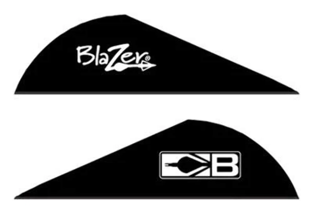 Bohning Blazer Vane (Pack of 100), Black
