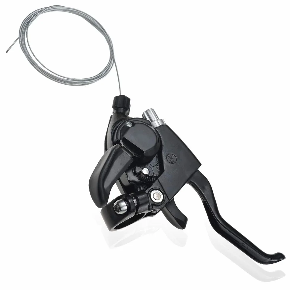 BESNIN Manette de Vélo Frein de Vélo 3x7/3x8 Vitesses, Combinaison de Levier de Frein et de Vitesse, Shifters de Rechange pour Bicyclette (3×8 Vitesses)