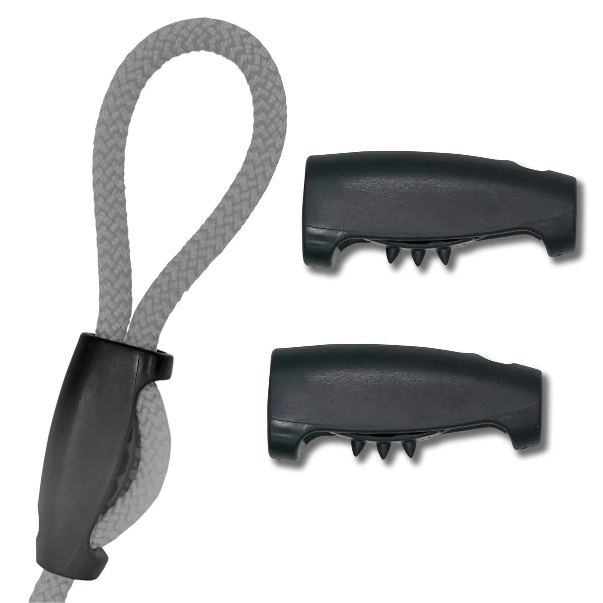 Toldoro Taquet coinceur Super Sharky 2 pièces de 10mm, Accessoires de Fixation de Corde pour voiliers et voiles d'ombrage