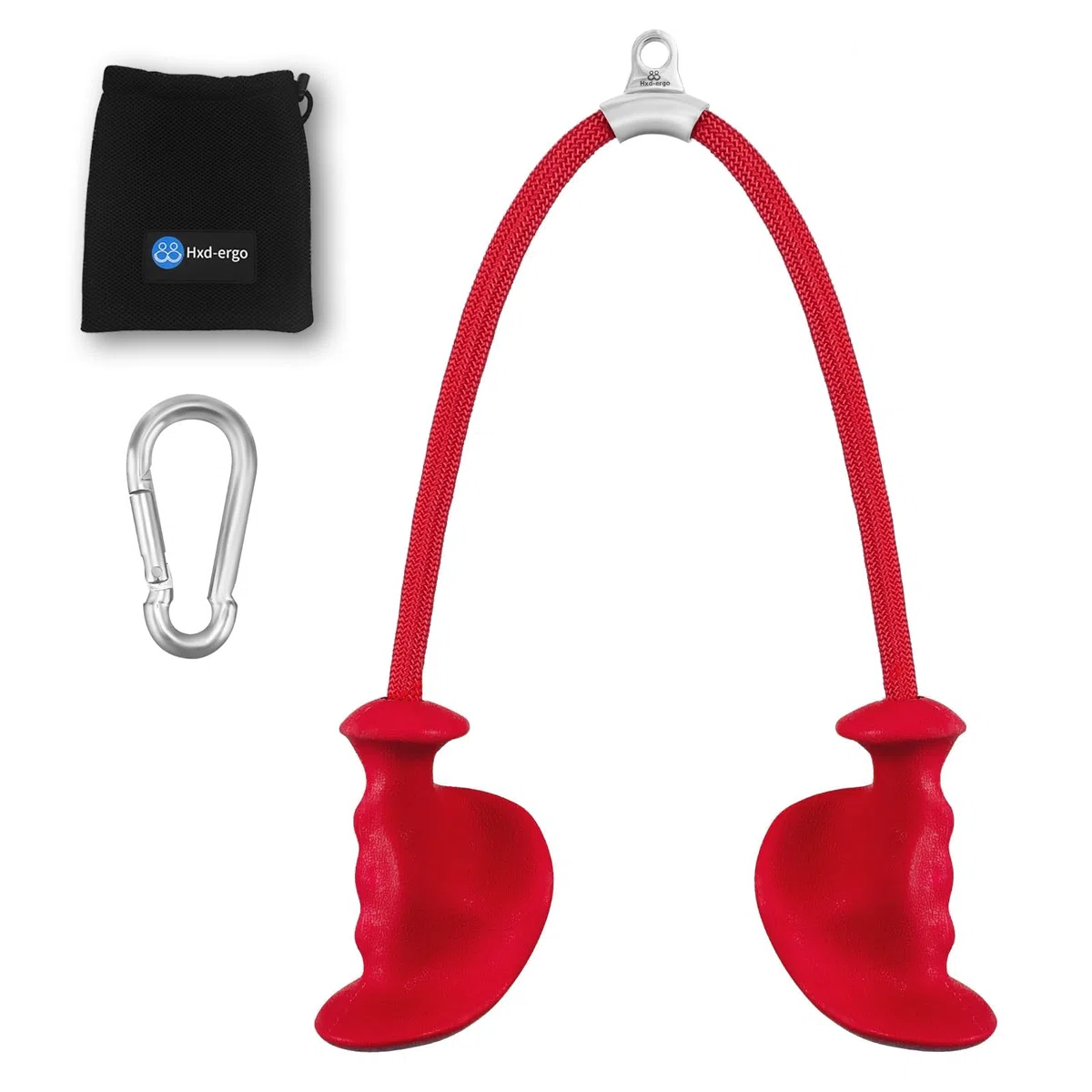 HXD-ERGO Corde Triceps Musculation, Corde de Tension de Triceps pour l'Entraînement des Biceps et des Triceps, pour Poulie à Câble ou Tour de Poids