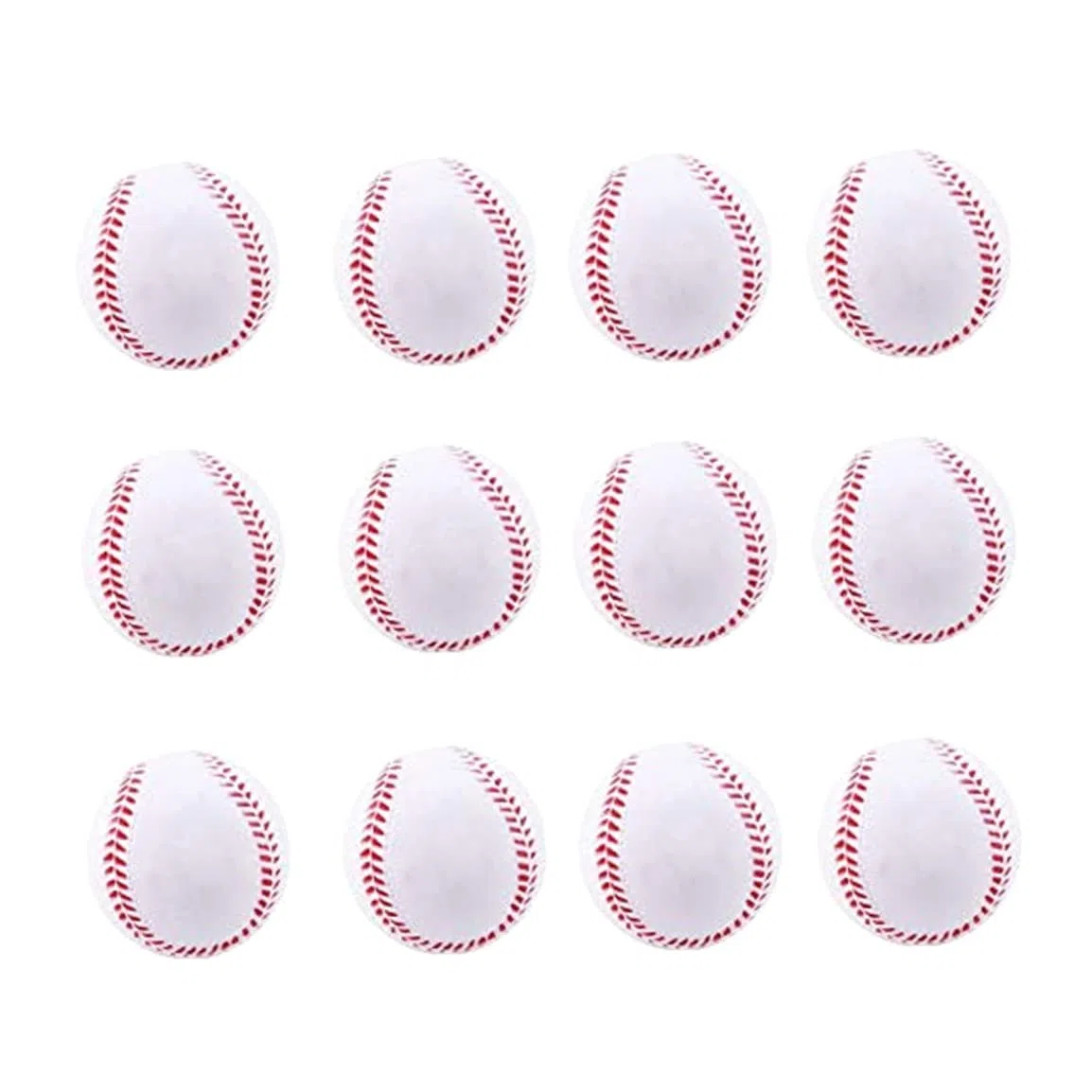 Lot de 12 balles de baseball d'entraînement en mousse baseball 9 pouces pour adultes et jeunes, balle frappe sportive pour jeunes/enfants, frappeur, terrain, lancer, entraînement, compétition d
