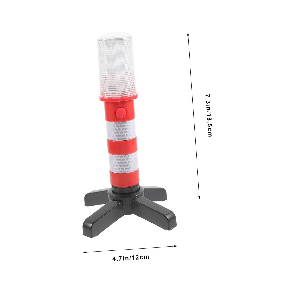 SOLUSTRE 1ensemble Lampes De Led Rechargeables Avec Support Magnétique Lumineux Pour Urgences Et Circulation