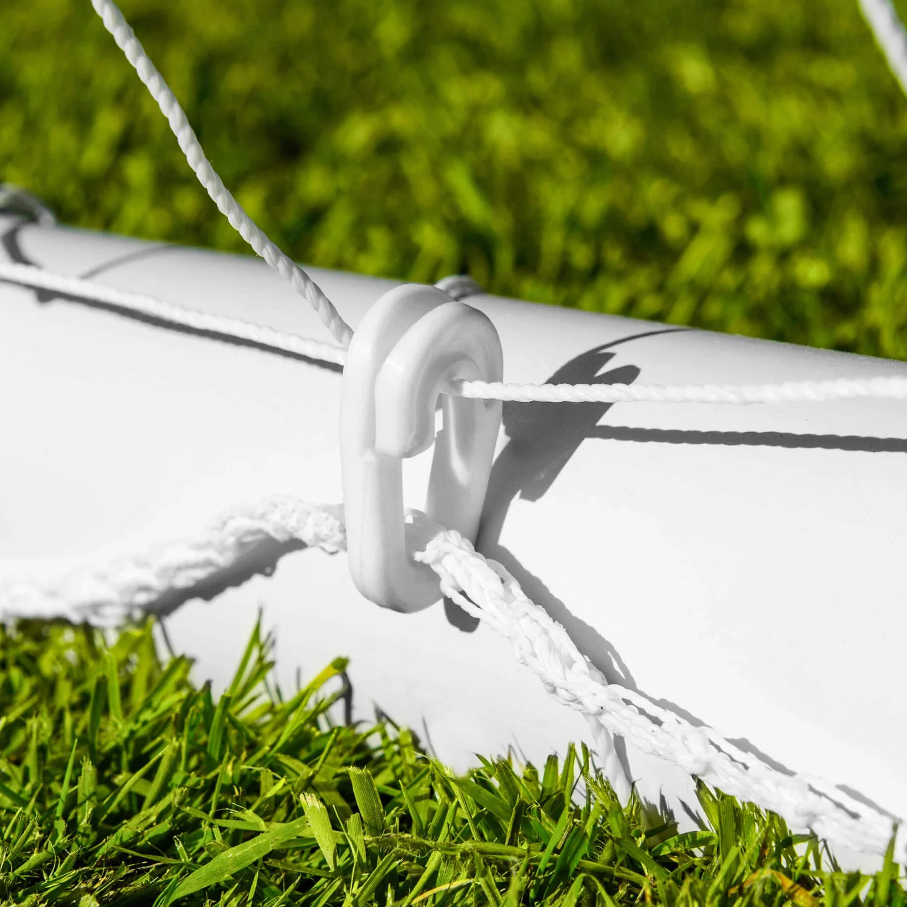 FORZA Poteaux de Rugby/Football en PVC [3 Tailles] | Idéal pour Les Enfants dans Le Jardin | Structure en uPVC Durable avec Filet Résistant aux Intempéries