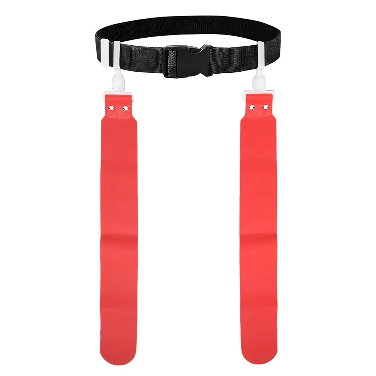 HERCHR 10Pcs Drapeau De Taille, Kit de Jeux de Football Avec Drapeau Réglable 5Pcs Ceintures de Football Drapeau de Taille de Jeu Sport de Course pour Formation des Jeunes et Adultes