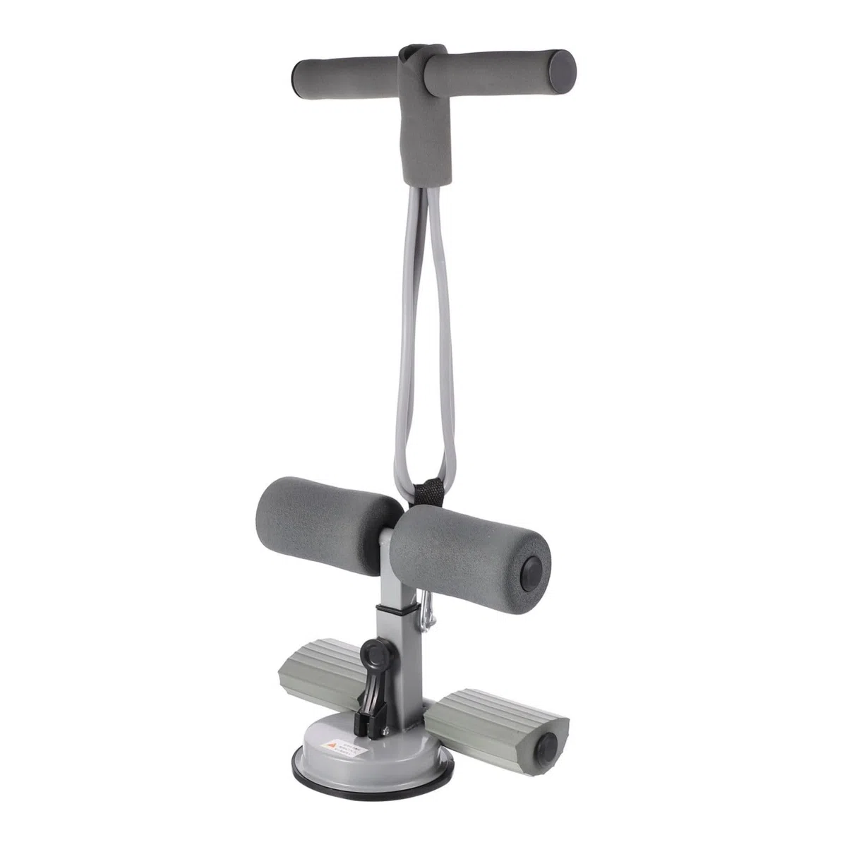 SUPVOX Appareil de Redressement Assis pour Entraînement Abdominal avec Ventouses et Bandes de Résistance en Acier et Pont de Hanches à Domicile Voyage