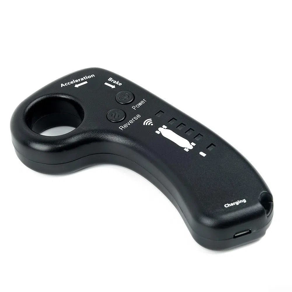 Télécommande de skateboard électrique sans fil 2,4 G avec indicateur LED d'alimentation, boucle ergonomique pour longboard surf (mise à niveau)