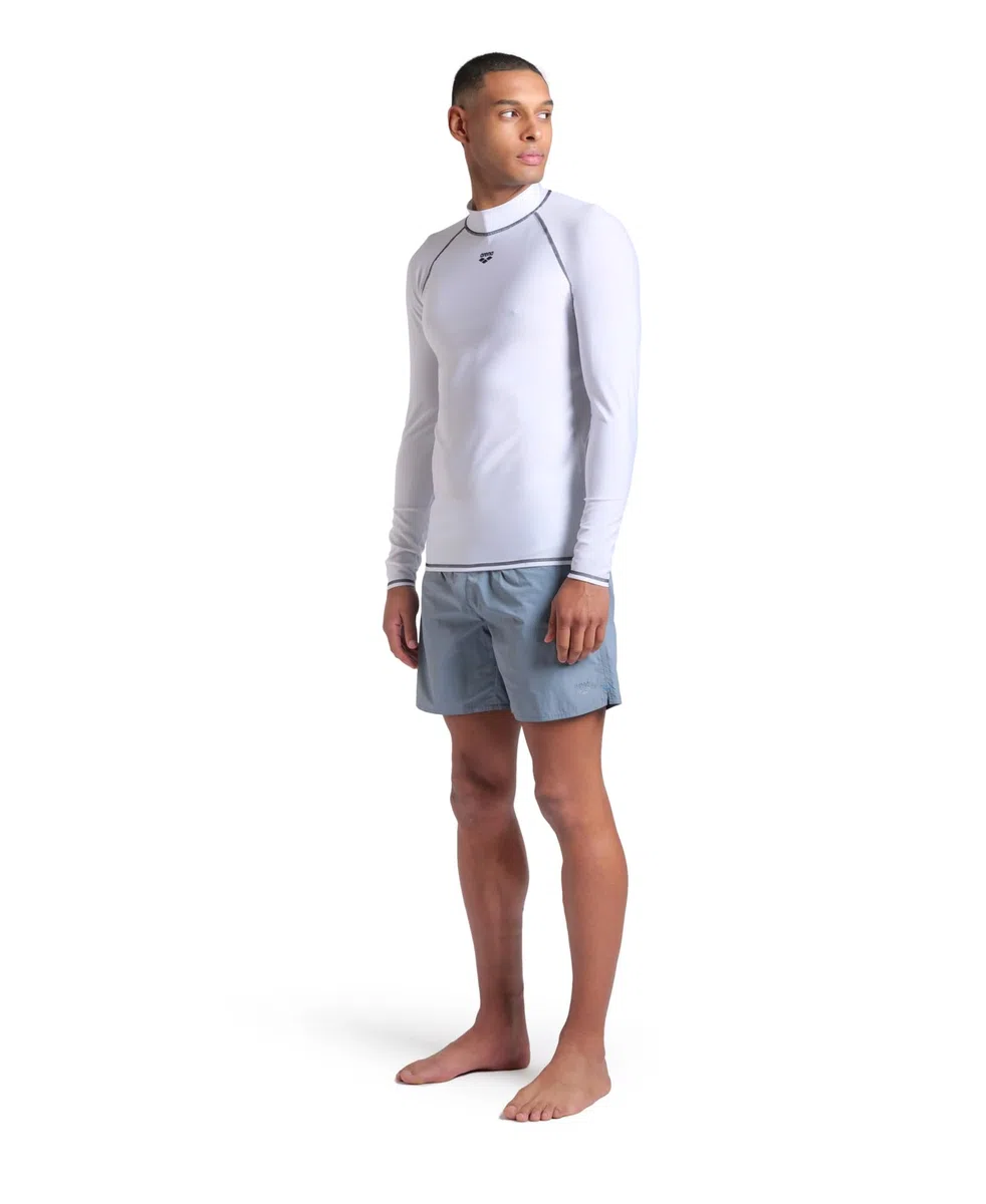 Arena Men's Arena Rash Vest L/S Graphic Rash Guard Shirt Homme