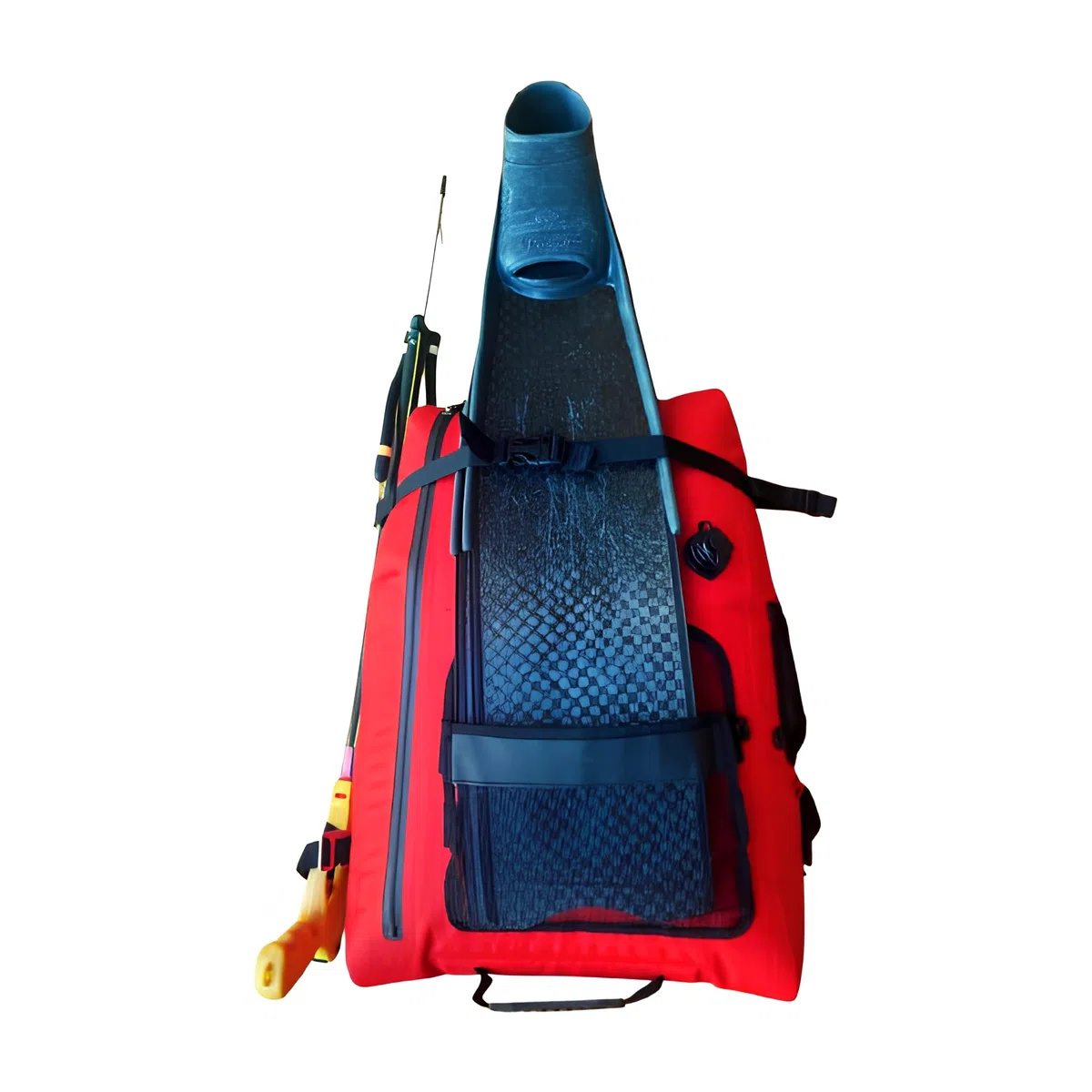 DiVONEA | Sac Plongée 3 en 1 : Sac à Dos étanche 60L + Bouée Gonflable de signalisation + Planche Chasse sous-Marine – Accessoires Inclus