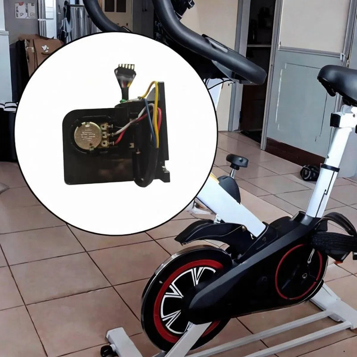 Moteur de tension de résistance réparant l'équipement de fitness moteur de vélo elliptique