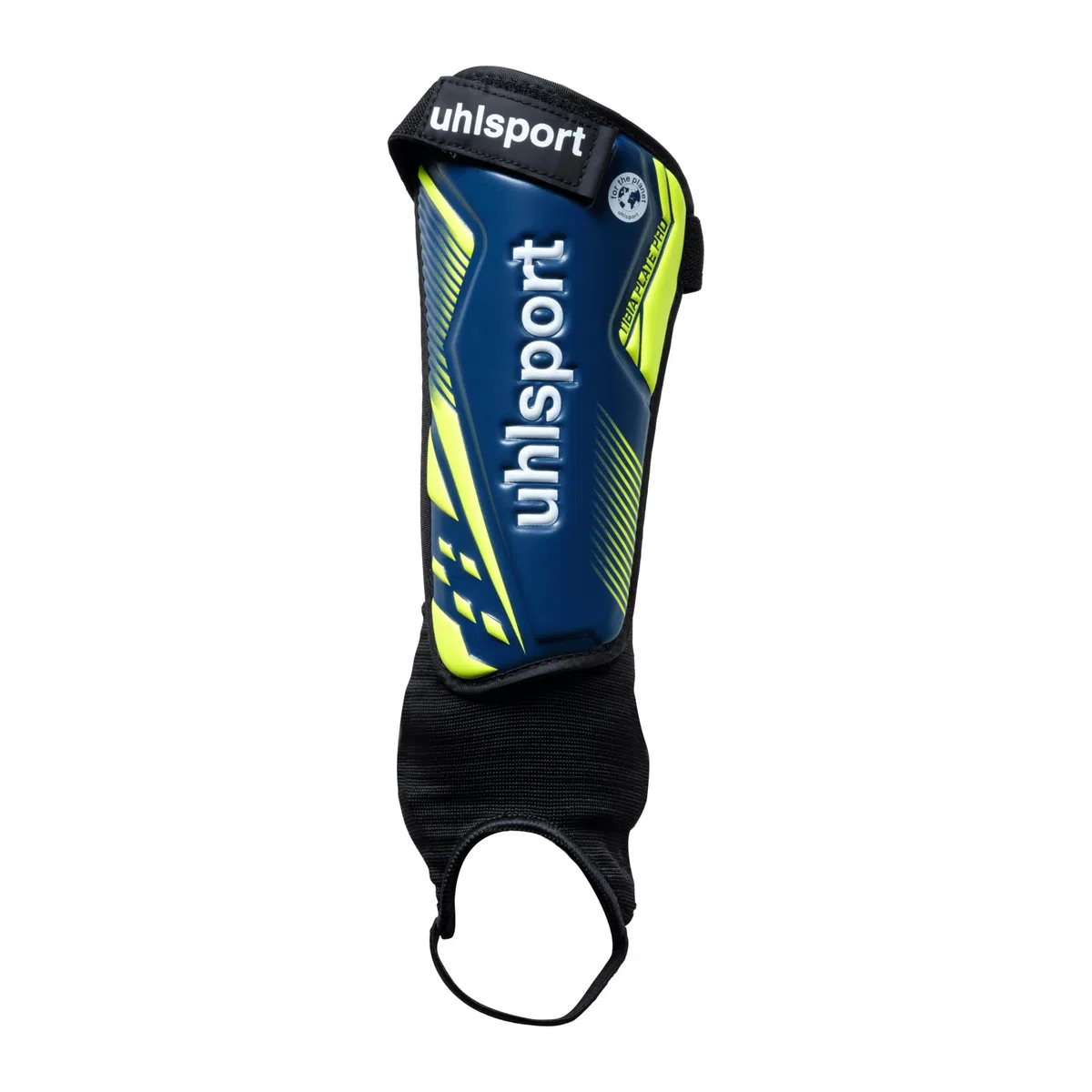 uhlsport Tibia Plate Pro Protege Tibia Foot Protège tibiaa Football Protège-Tibias Enfant - pour Enfants et Adultes - avec Protection de la Cheville et Une Excellente Protection Contre Les Chocs