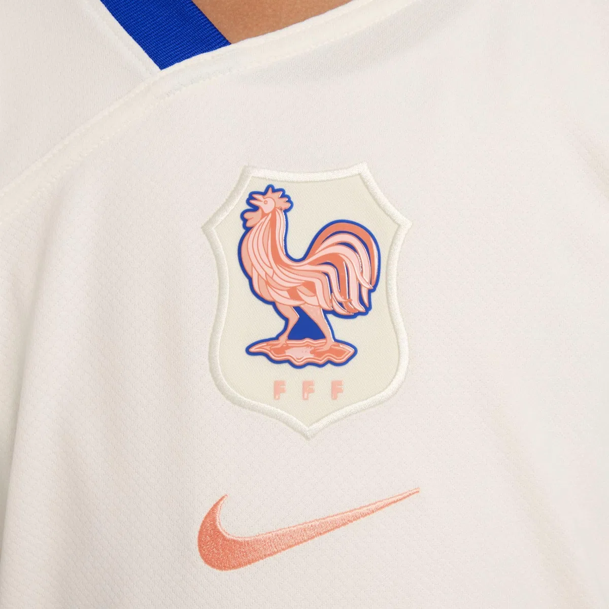 Nike FFF 2025 Stadium Extérieur (Équipe Féminine) Maillot de Foot Replica Nike Dri-fit pour Ado Réplique du Maillot de Football Mixte Enfant