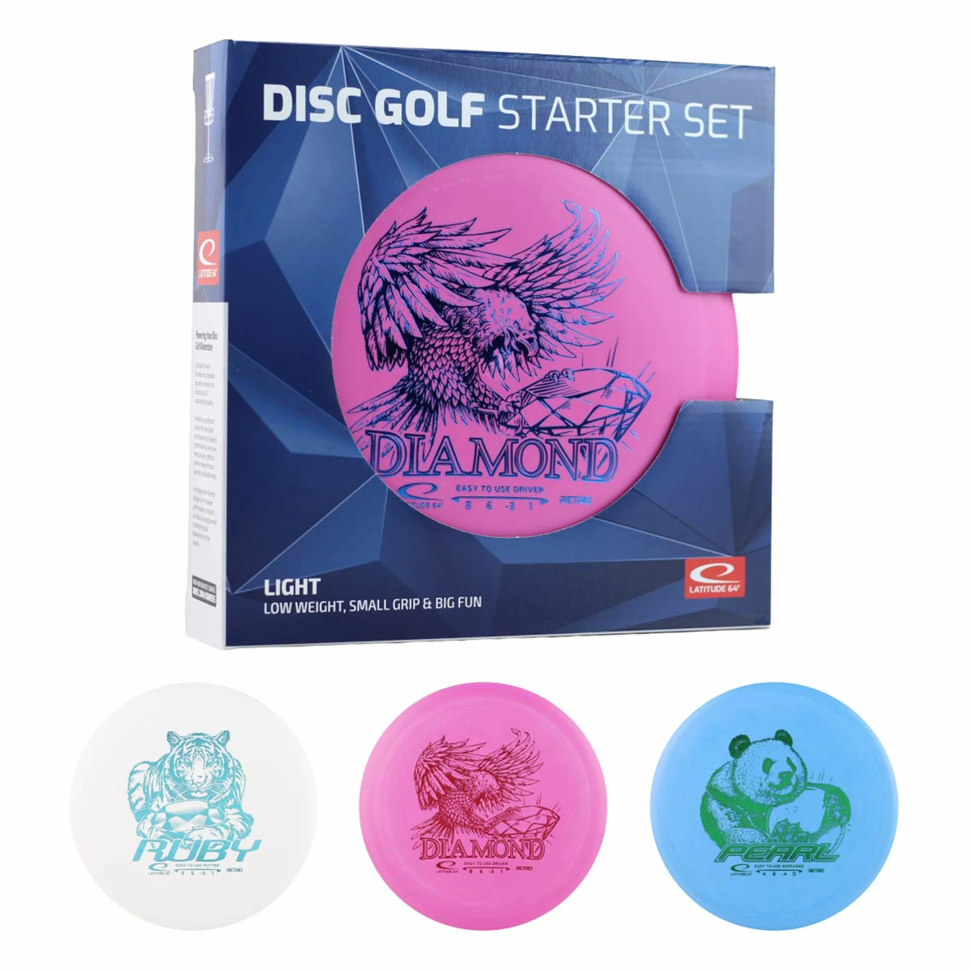 Dynamic Distribution Mixte Discs Light Set 3 Golf, Multicolore, Entre 150-160g Selon Le Disque EU