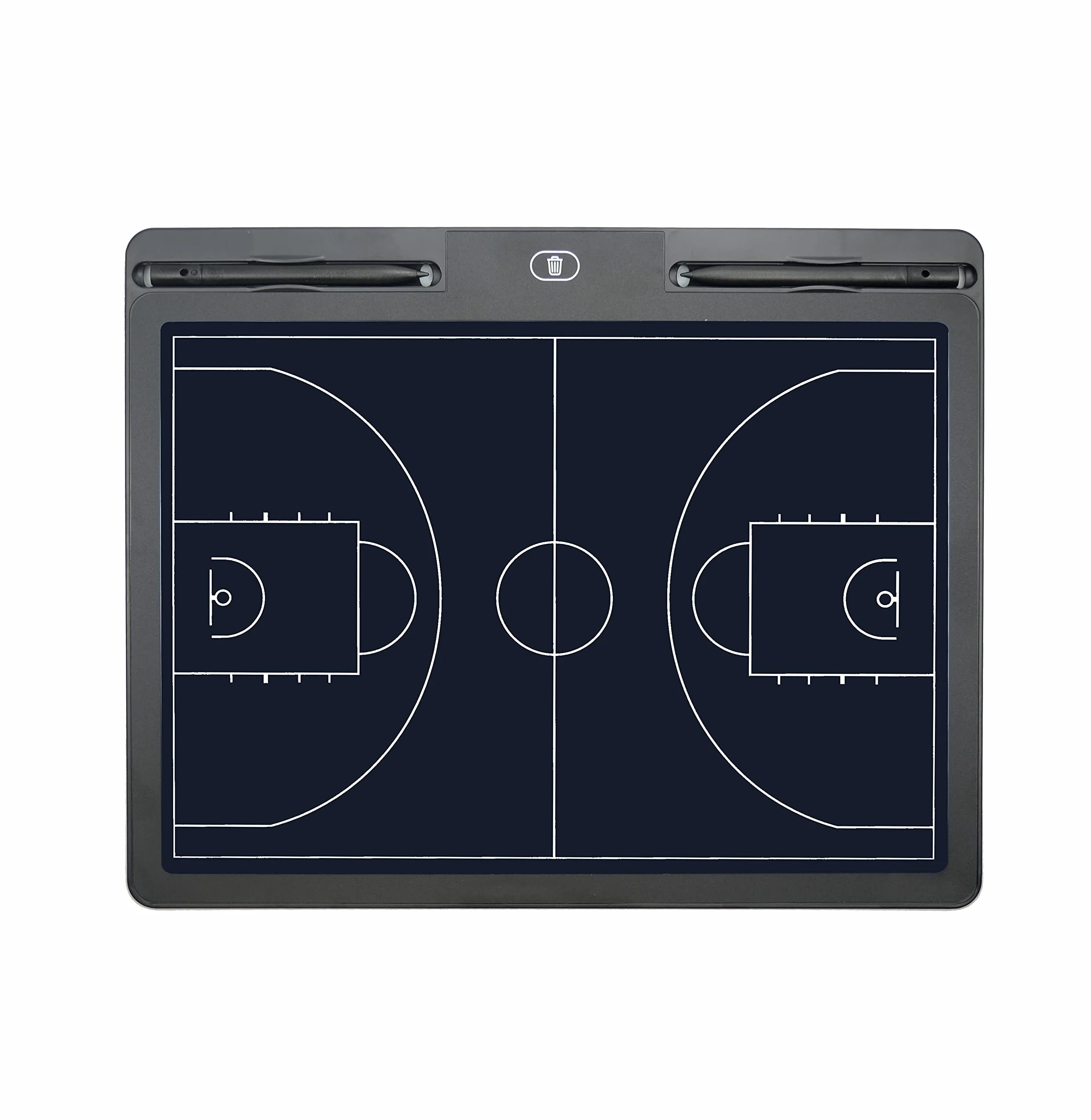 RoseFlower Électronique Tableaux Tactiques de Basket-Ball, Entraîneur Board de Basketball Panneau Tactique Basketball avec Marqueur et écran LCD - Coaching Clipboard pour Entraînement, Compétition