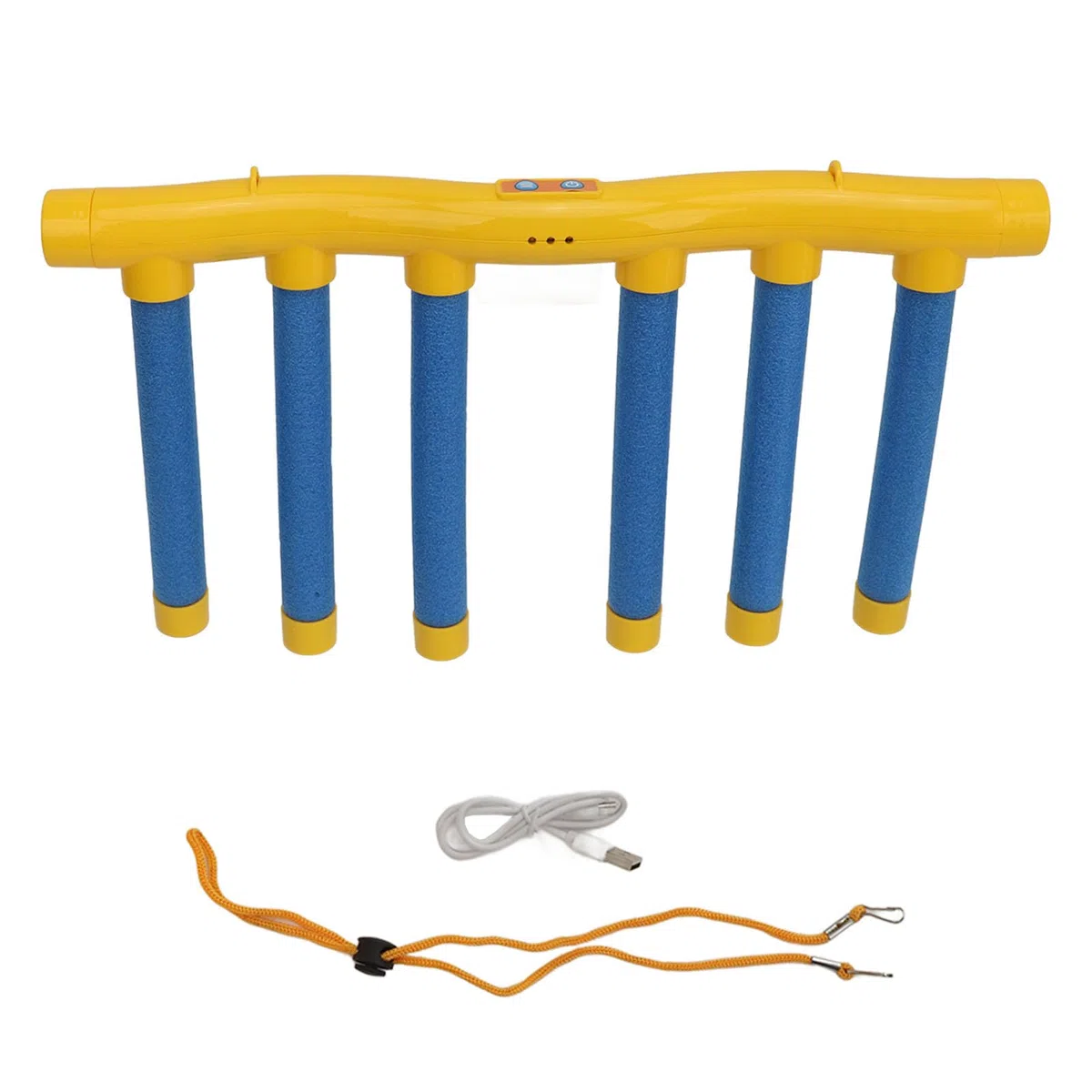 Srliya Jeu de Capture de Bâtons Tombants pour Enfants, Entraînement de Réaction de Coordination œil-Main en Jaune et Bleu