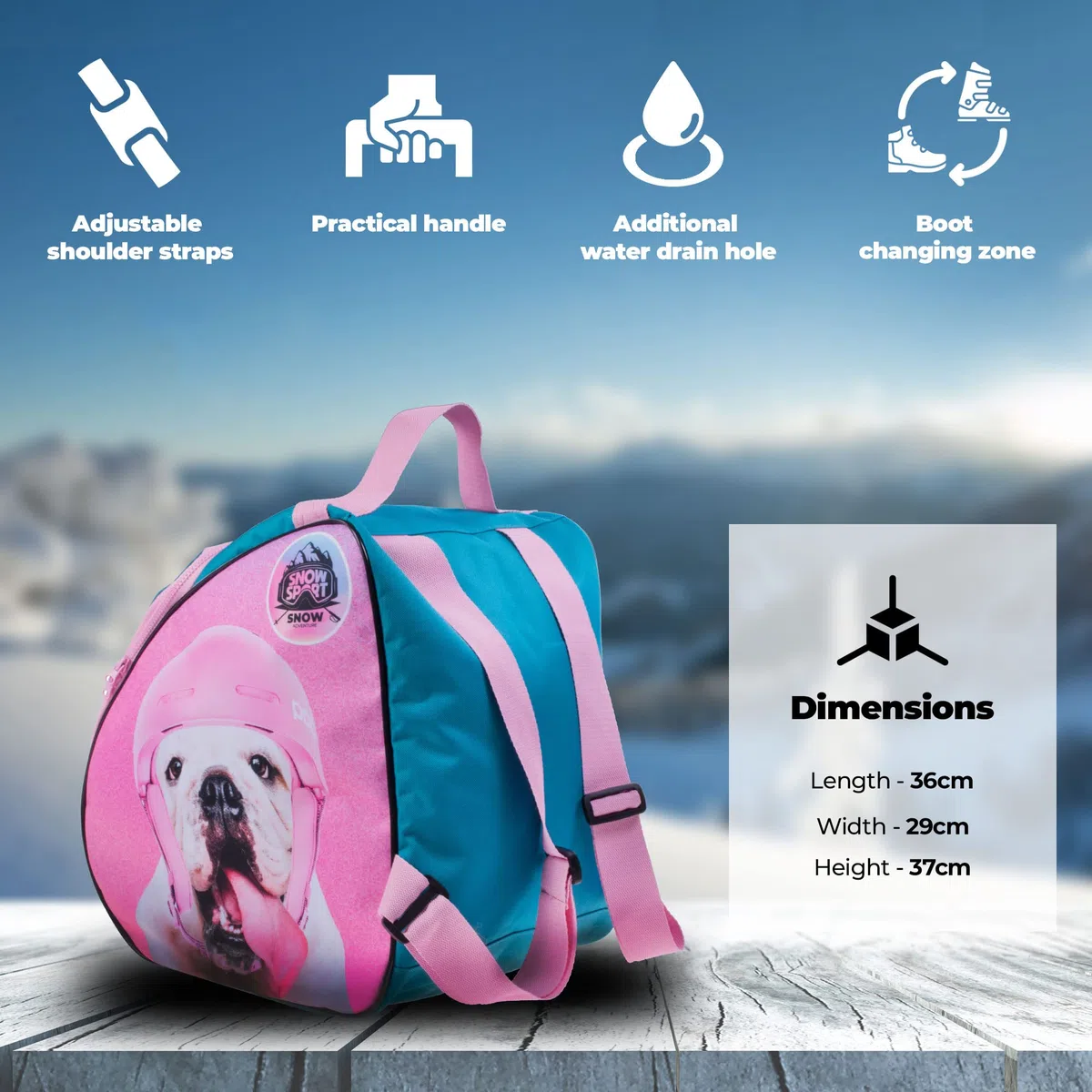 Housse pour chaussures de ski pour enfants - Sac à dos pour chaussures de ski - Snowsport - Sac à dos - Sac à dos - Sac à dos - Sac à dos - Sac à dos - Sac à dos - Sac à dos