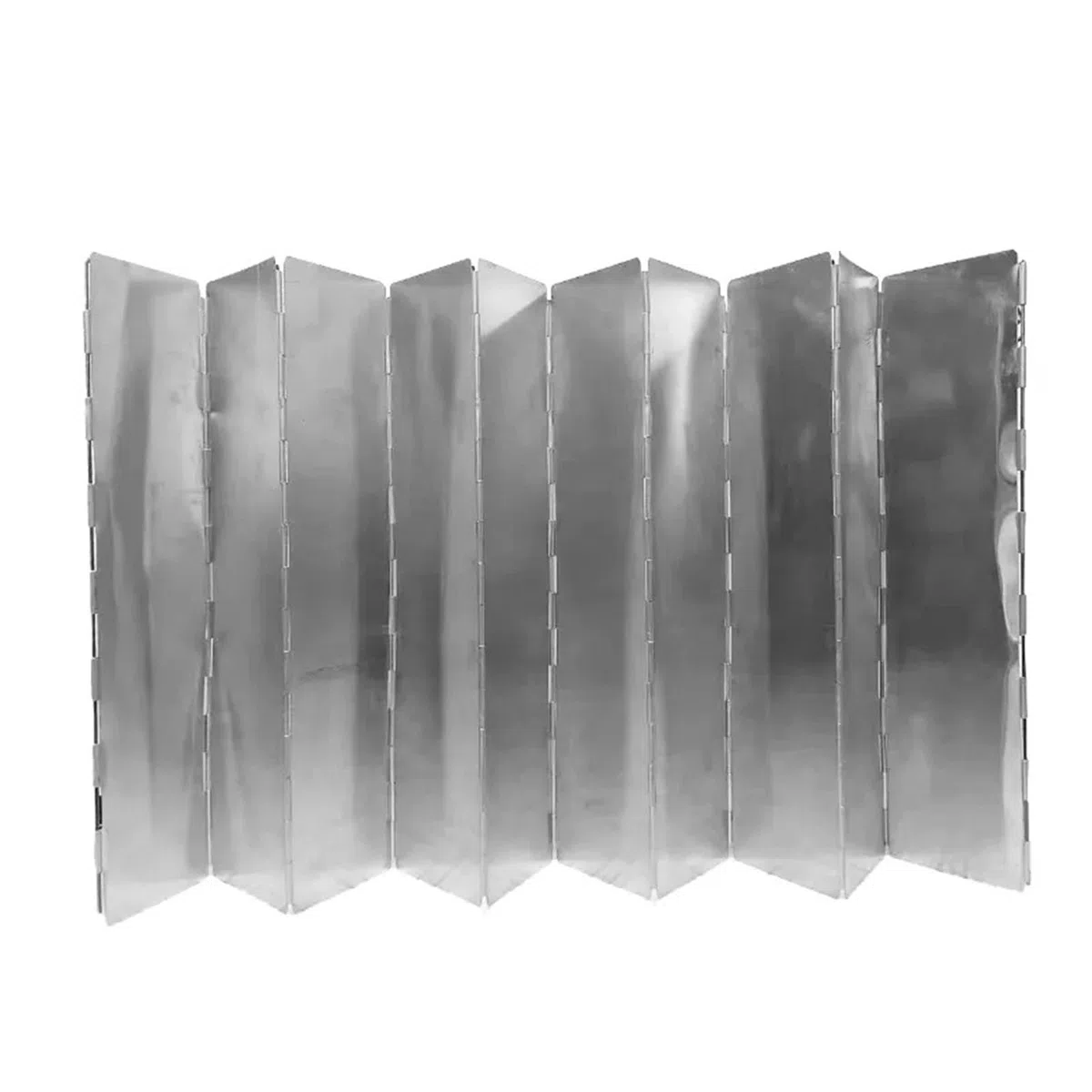 Pare-Vent pour RéChaud De Camping Pare-Vent de Camping rehaussé 30 cm, 10 plaques, Pliable, Portable, en Alliage d'aluminium, for cuisinière à gaz