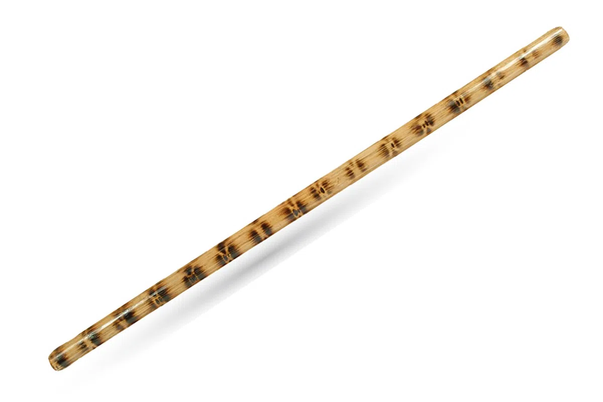 Bâton pour entraînement Escrima, Arnis, Kali, Traditionnel, tigré, 66 cm
