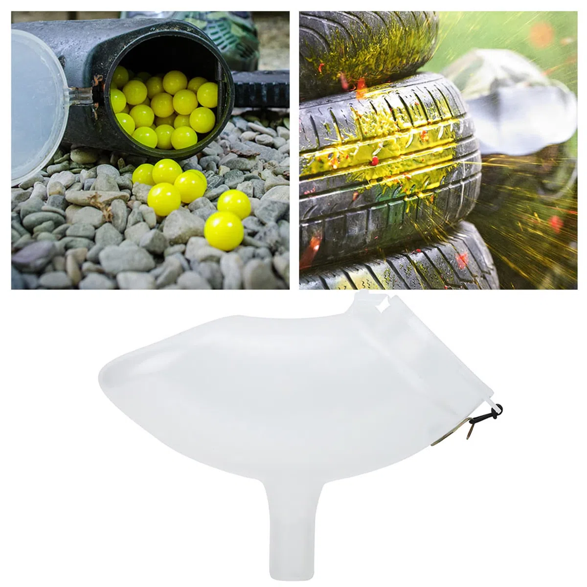 Alvinlite 200 Round Paintball Hopper Loader Paintball clair