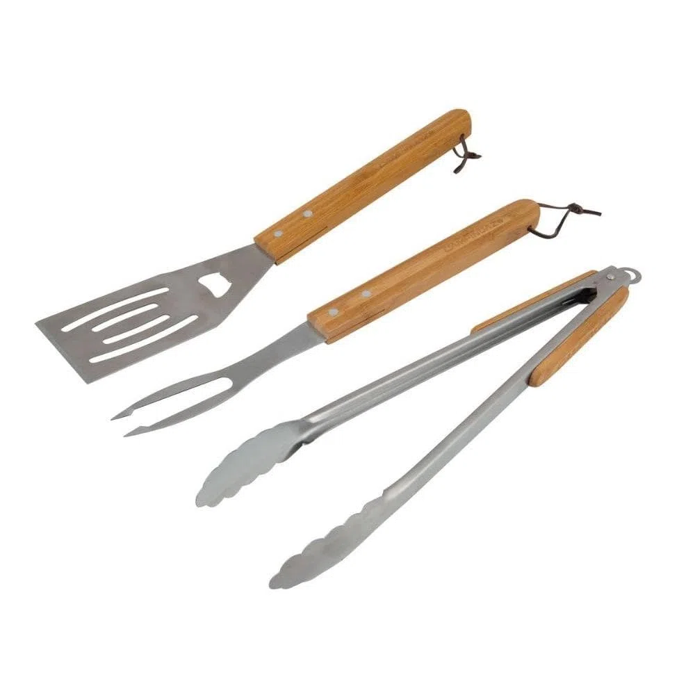 Campingaz Set de 3 ustensiles 2000030869 Bois 17 x 47 x 3,8 cm
